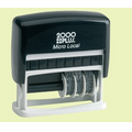2000Plus Self Inking Micro Local Dater Rectangle Stamp w/Customizable Area (3/8"x1")